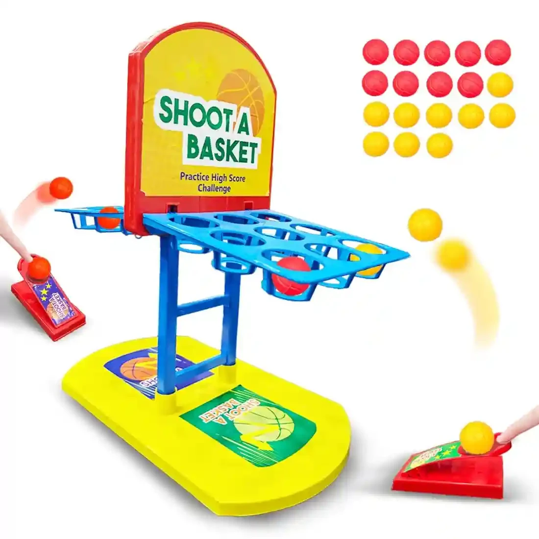Shoot-A-Basketball Board Game – Indoor Tabletop Basketball Game for Boys & Girls