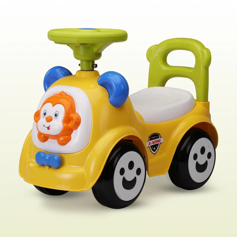 LuvLap Sunny Ride-on Push Car with Music & Horn, Safety Guard, Backrest for Kids 1-4 Years Up to 25 Kgs