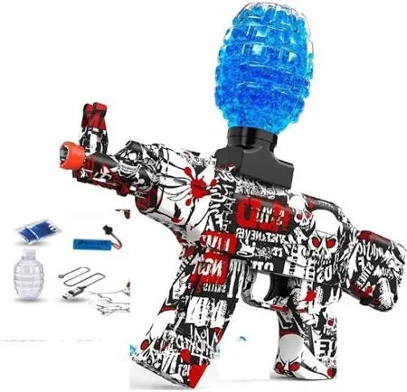 Electric Gel Blaster Gun – Rechargeable Automatic Water Ball Shooter for Kids 6+