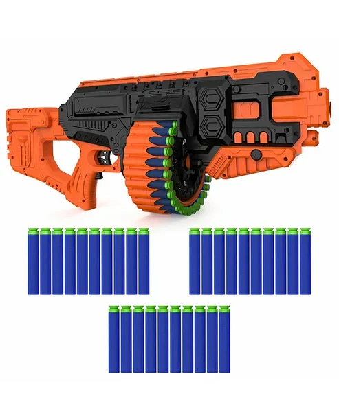 Street Viper Motorized Dart Gun Toy with 30 Soft Foam Darts