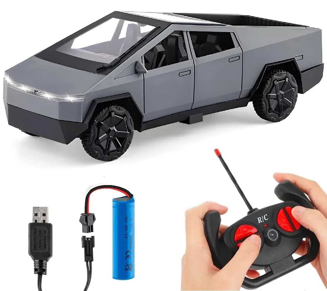 RC Cybertruck – All-Terrain, Rechargeable 2.4 GHz Remote Control Model