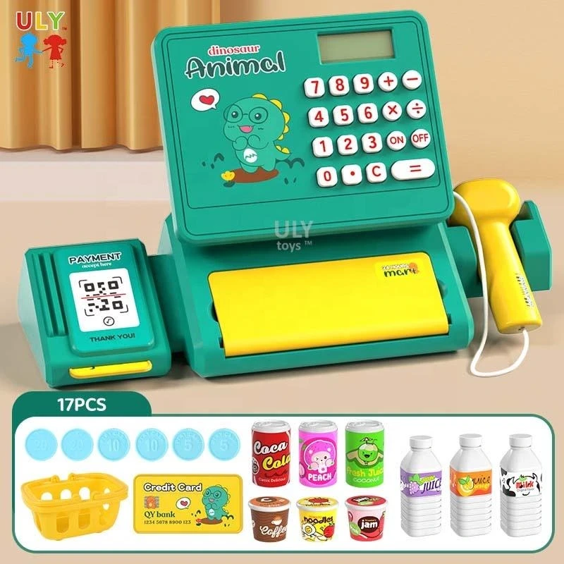 Cash Register Pretend Supermarket Toy for Kids