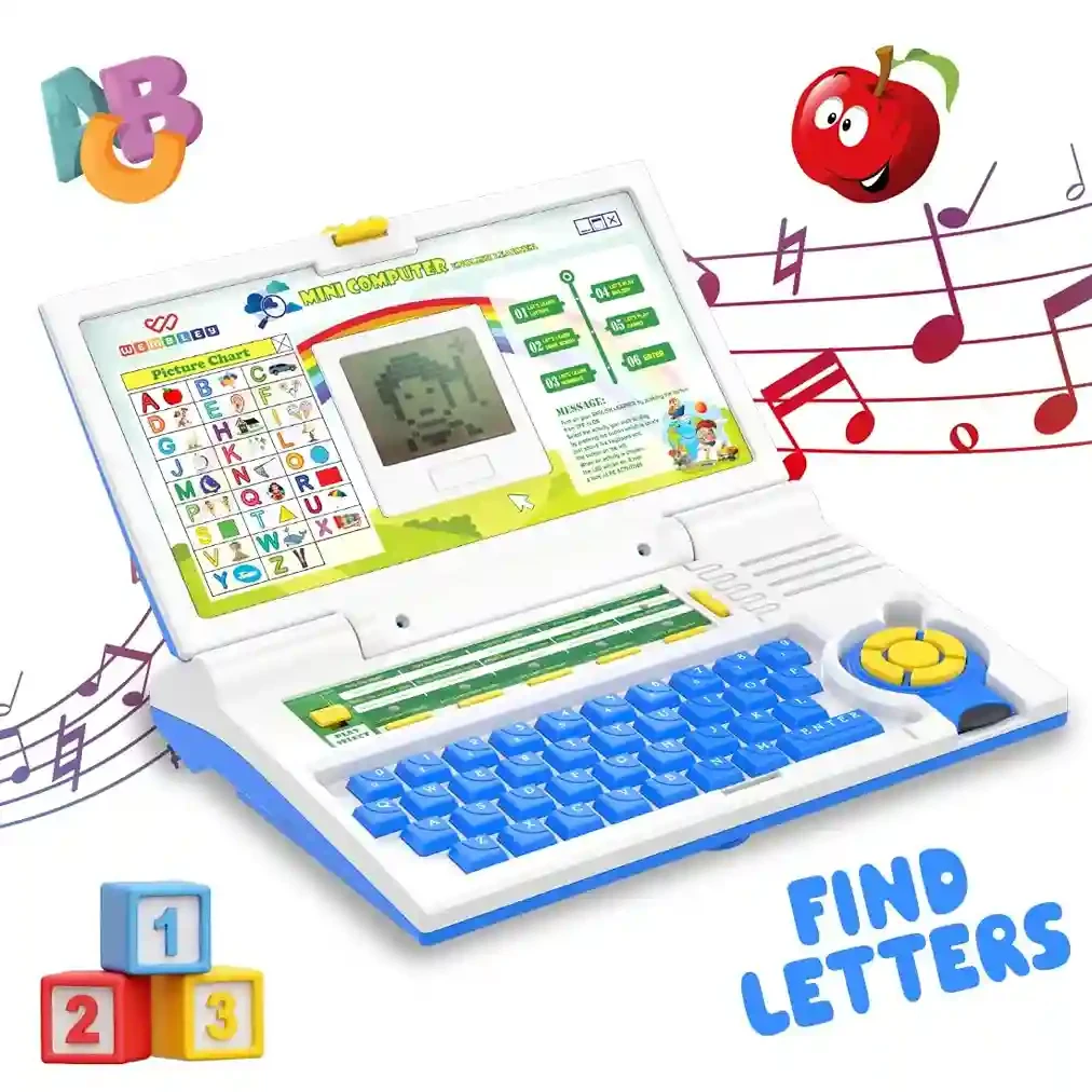 Educational Kids Learning Laptop Toy – Learning Computer with Alphabet, Numbers, Games & Music (for Ages 2–5)