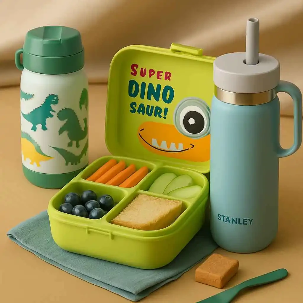 Trendy Lunch Boxes and Bottles
