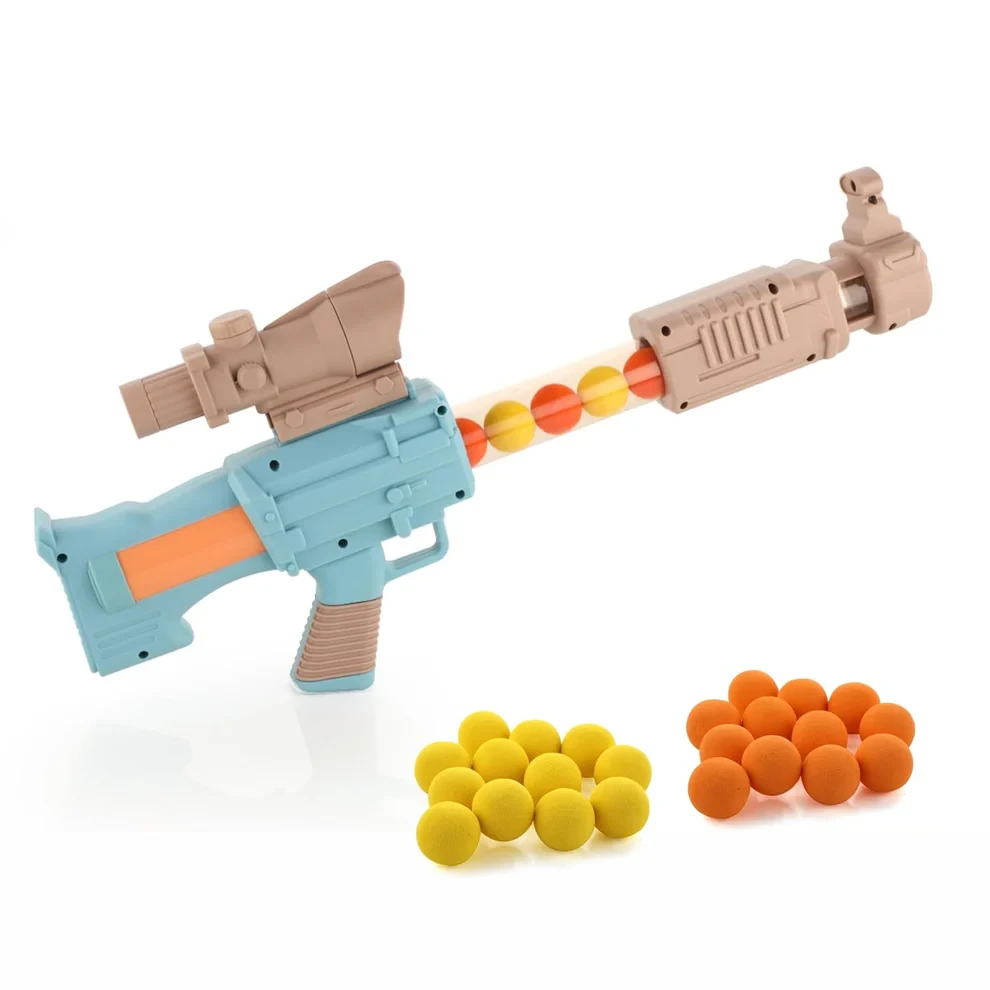 Chanak Space Explorer Pneumatic Gun Toy Set – Safe Indoor/Outdoor Play for Kids 5+, BIS Approved