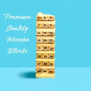 Premium Quality Zenga Blocks - 48pc - Classic Stack-and-Topple Blocks
