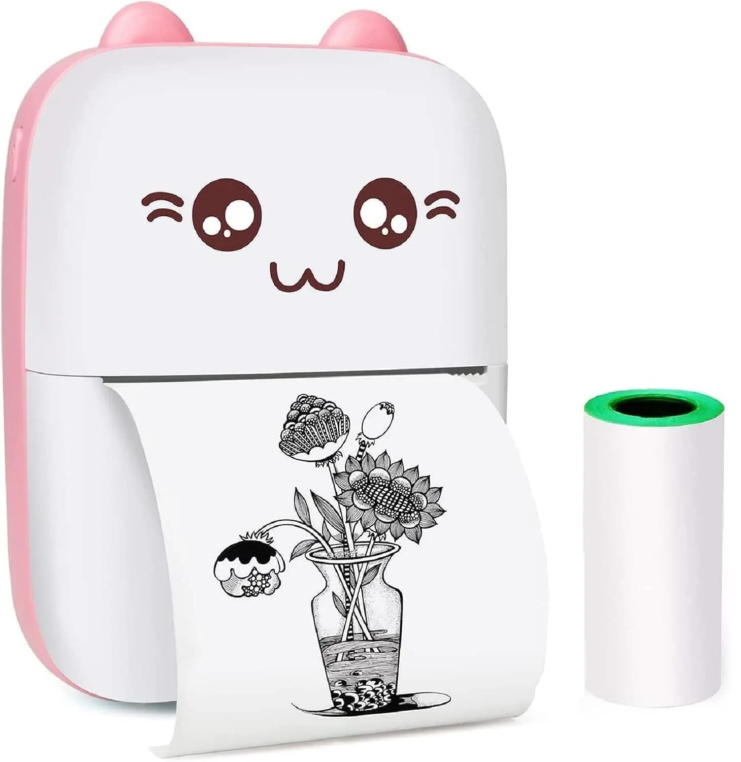 Portable Wireless Mini Printer – Compact, Convenient, Wireless Mobile Photo Printer | Easy Connectivity & Instant Prints