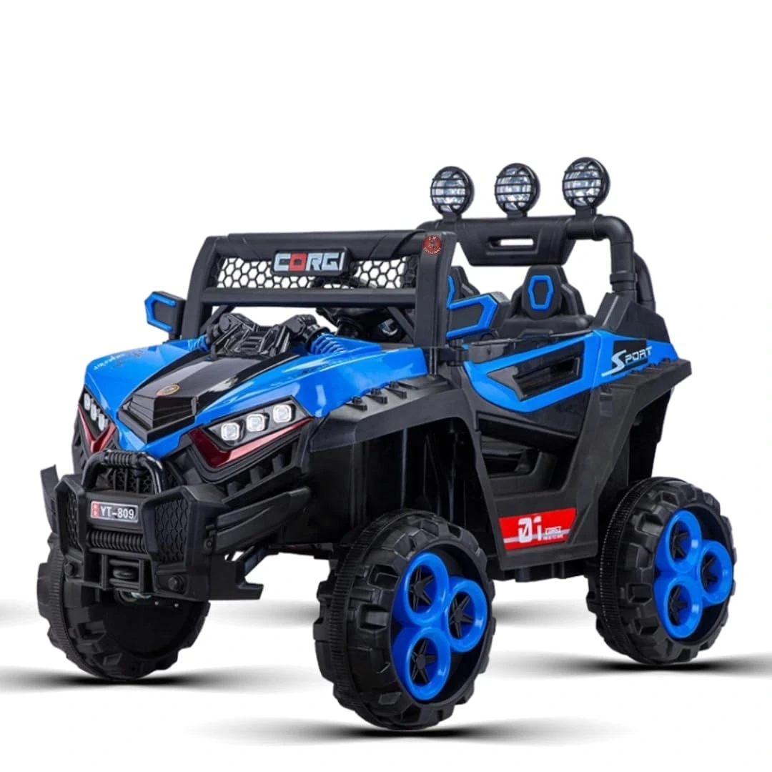 4x4 Hummer Jumbo Size Ride-On Jeep with Remote Control & Storage Box – 12V Battery Powered