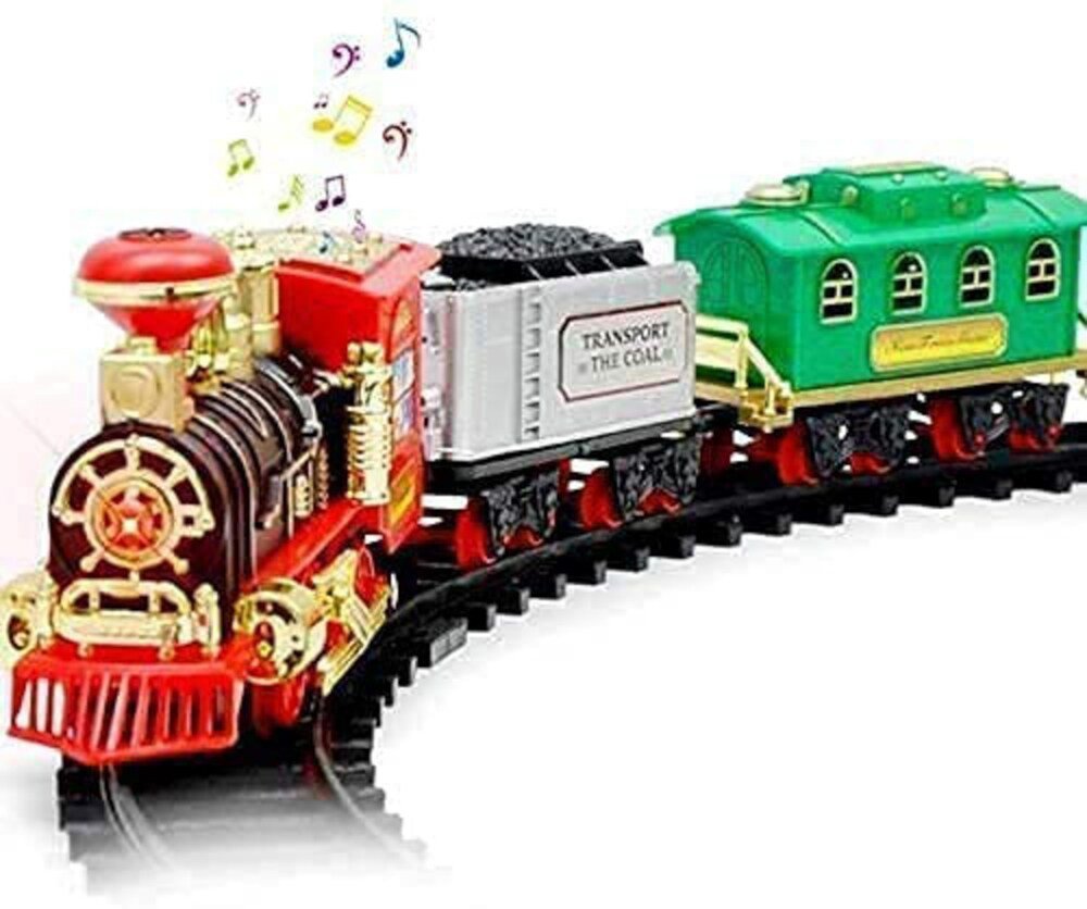 Choochoo Super Train - Battery Operated Track Set with Smoke, Light & Sound
